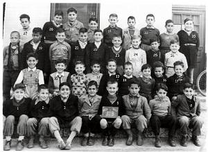 ECOLE MARCEAU GARCONS 1952 CM1 MELLE CHUVIN